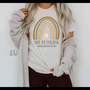 NEW Bella Canvas Save The Children Tee 2X Oatmeal